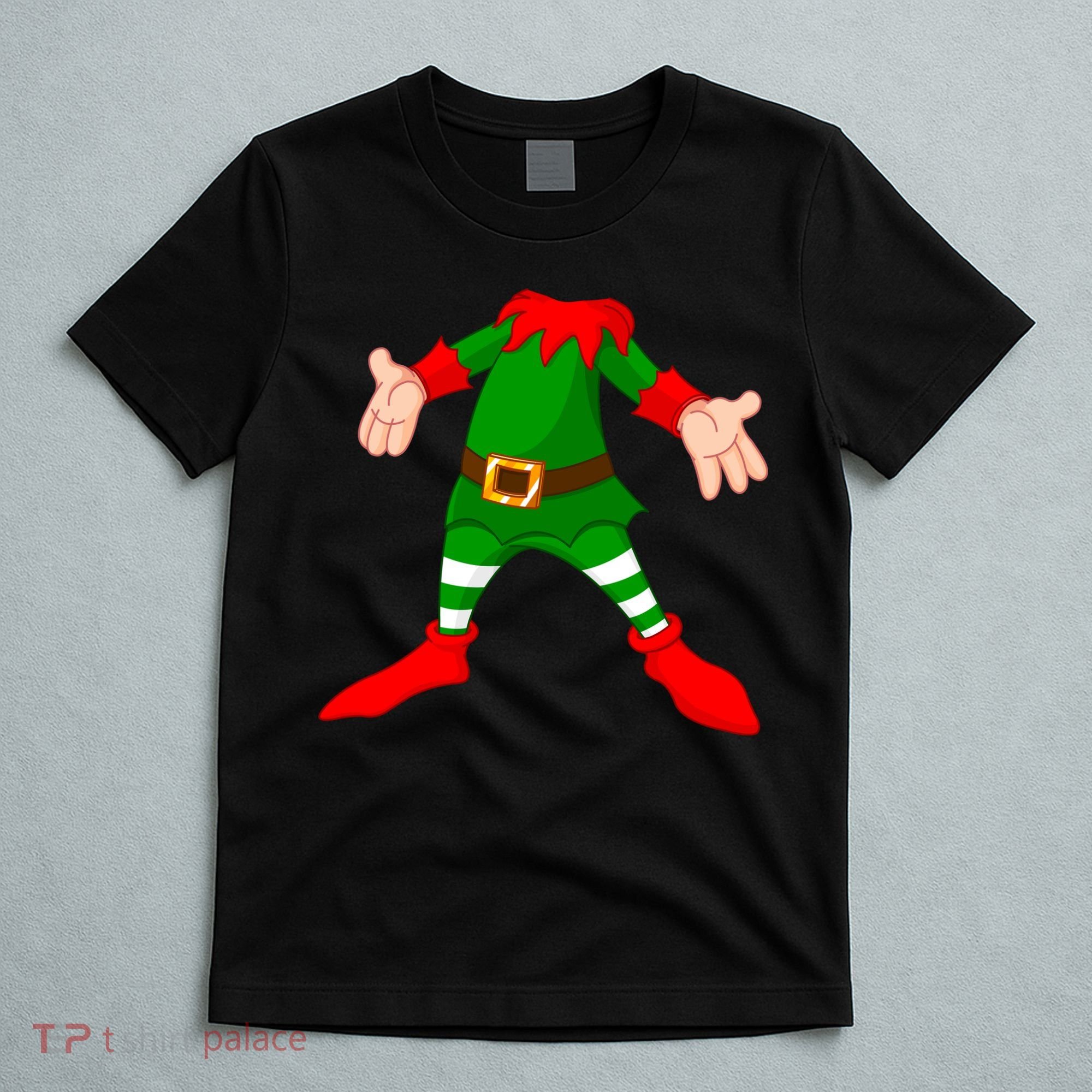 Christmas Elf Big Head Suit T-Shirt