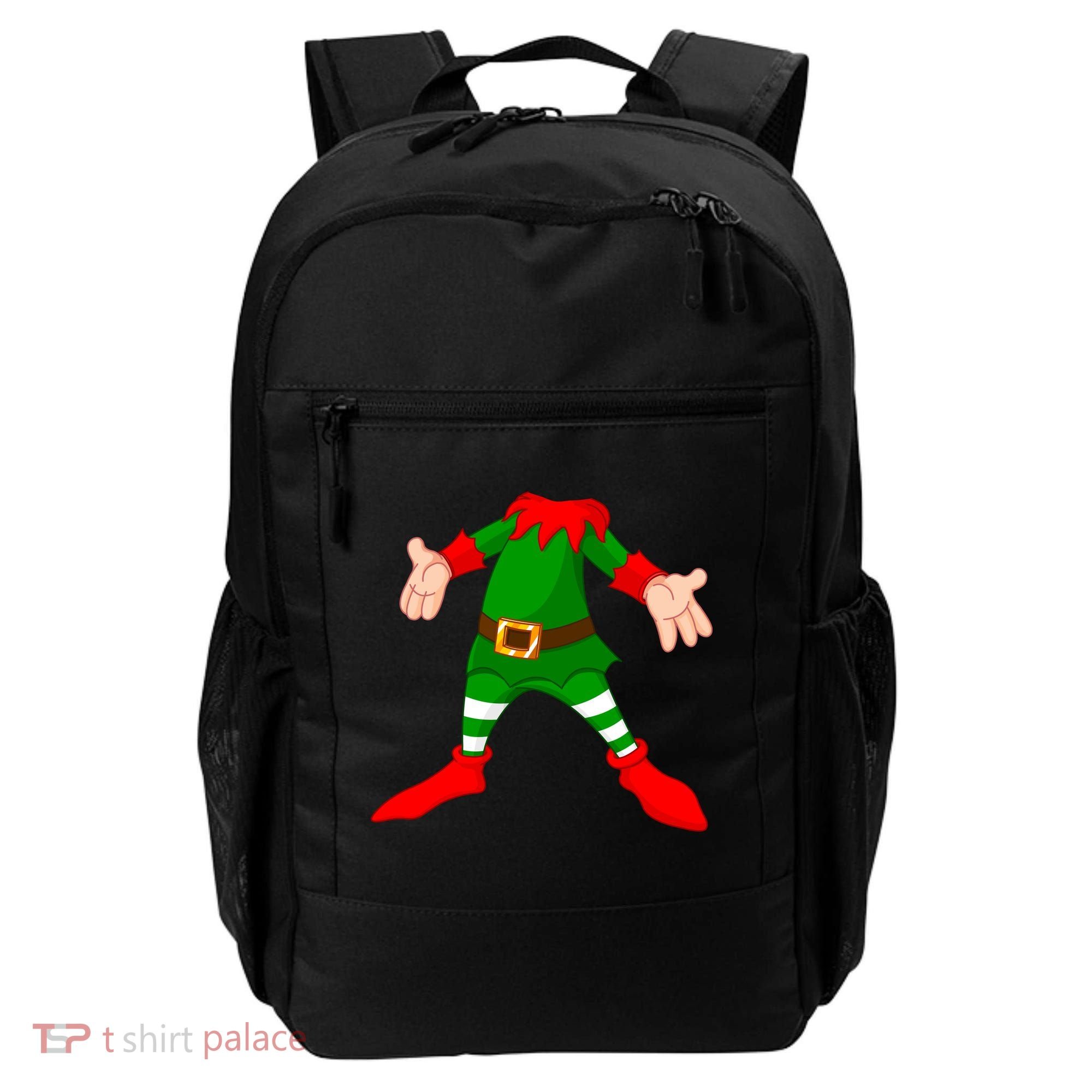 Christmas Elf Big Head Suit Backpack