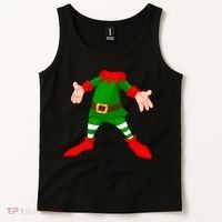 Christmas Elf Big Head Suit Tank Top thumb 2