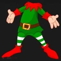 Christmas Elf Big Head Suit Women's Long Sleeve Shirt thumb 2