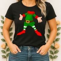 Christmas Elf Big Head Suit Women's T-Shirt thumb 2