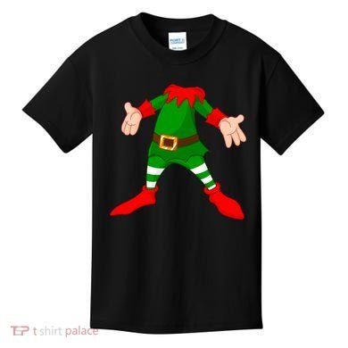 Christmas Elf Big Head Suit Kids T-Shirt