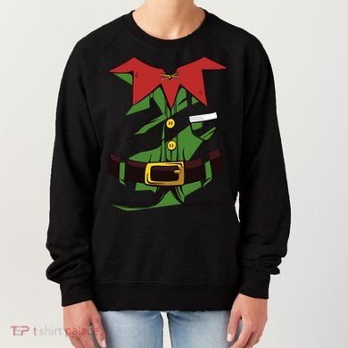 Christmas Elf Costume Funny Women's Sweatshirt