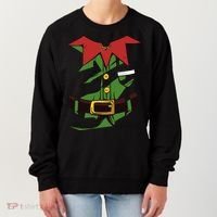 Christmas Elf Costume Funny Women's Sweatshirt thumb 0