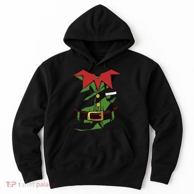 Christmas Elf Costume Funny Hoodie