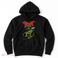 Christmas Elf Costume Funny Hoodie thumb 0