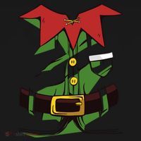 Christmas Elf Costume Funny Hoodie thumb 7