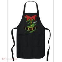 Christmas Elf Costume Funny Apron thumb 0