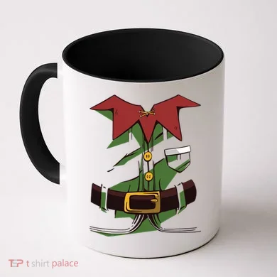 Christmas Elf Costume Funny Coffee Mug
