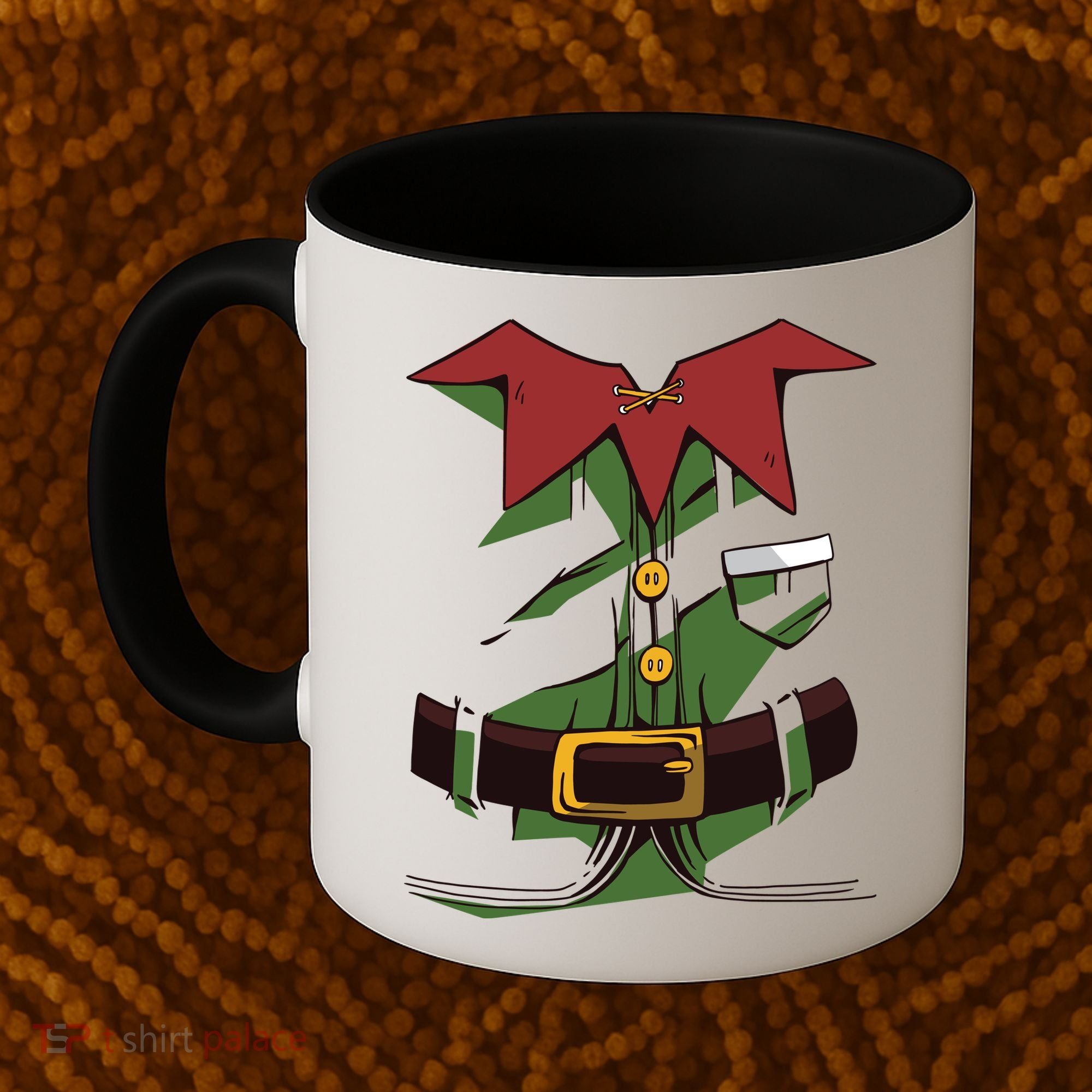 Christmas Elf Costume Funny Coffee Mug