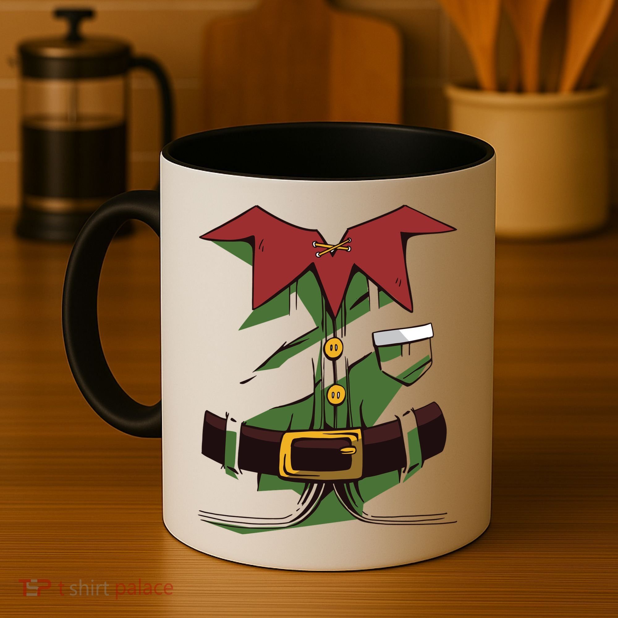 Christmas Elf Costume Funny Coffee Mug