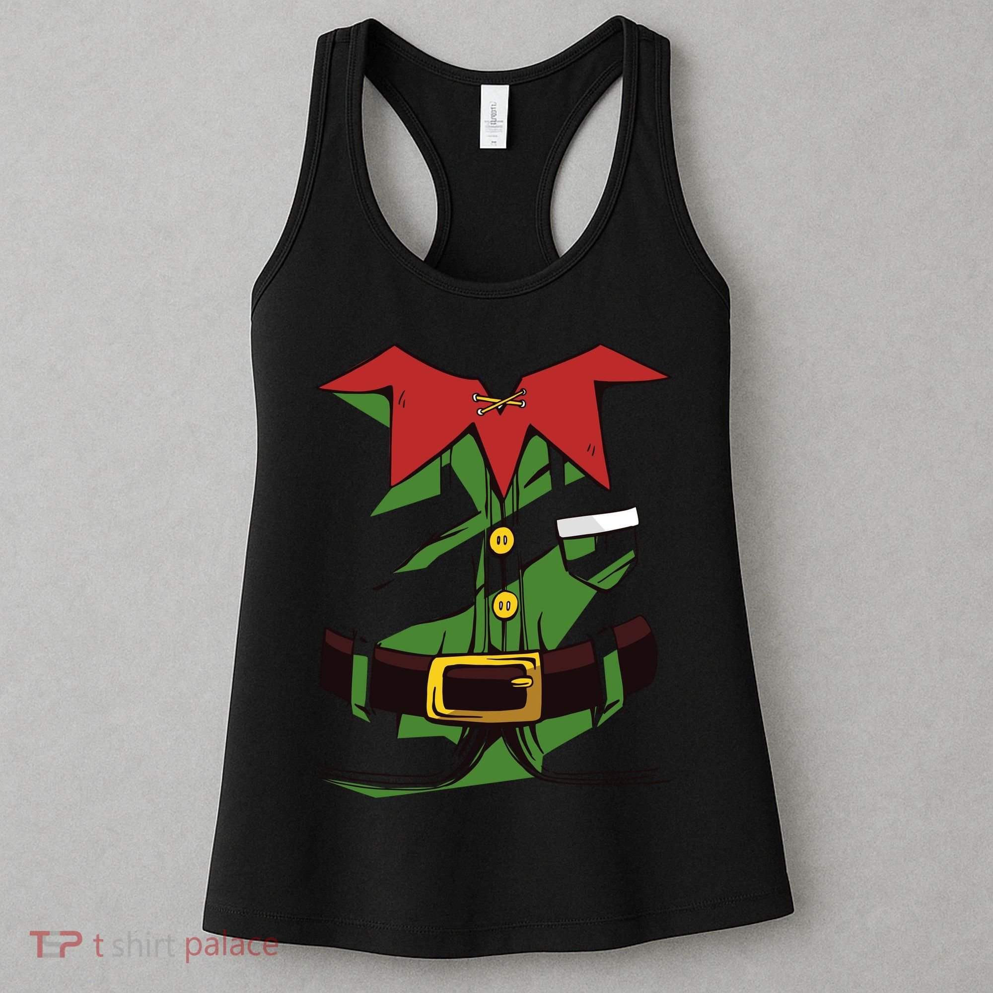 Christmas Elf Costume Funny Women's Tank Top