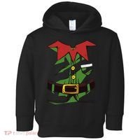 Christmas Elf Costume Funny Toddler Hoodie thumb 0