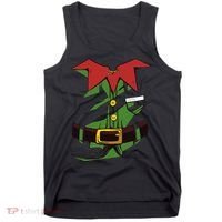 Christmas Elf Costume Funny Tank Top thumb 0