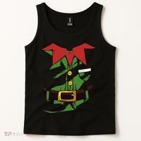 Christmas Elf Costume Funny Tank Top thumb 2
