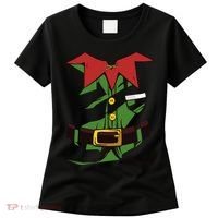 Christmas Elf Costume Funny Women's T-Shirt thumb 0