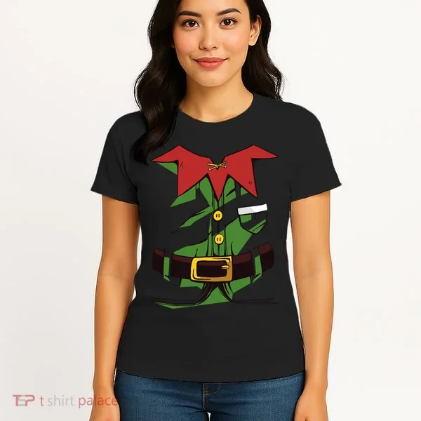 Christmas Elf Costume Funny Women's T-Shirt