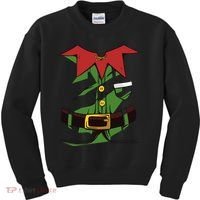 Christmas Elf Costume Funny Kids Sweatshirt thumb 0