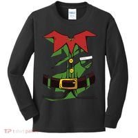 Christmas Elf Costume Funny Kids Long Sleeve Shirt thumb 0
