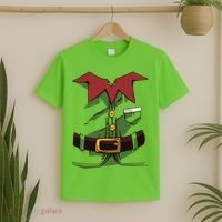 Christmas Elf Costume Funny T-Shirt thumb 2