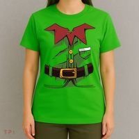 Christmas Elf Costume Funny T-Shirt thumb 4
