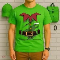 Christmas Elf Costume Funny T-Shirt thumb 6