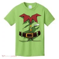 Christmas Elf Costume Funny Kids T-Shirt thumb 0