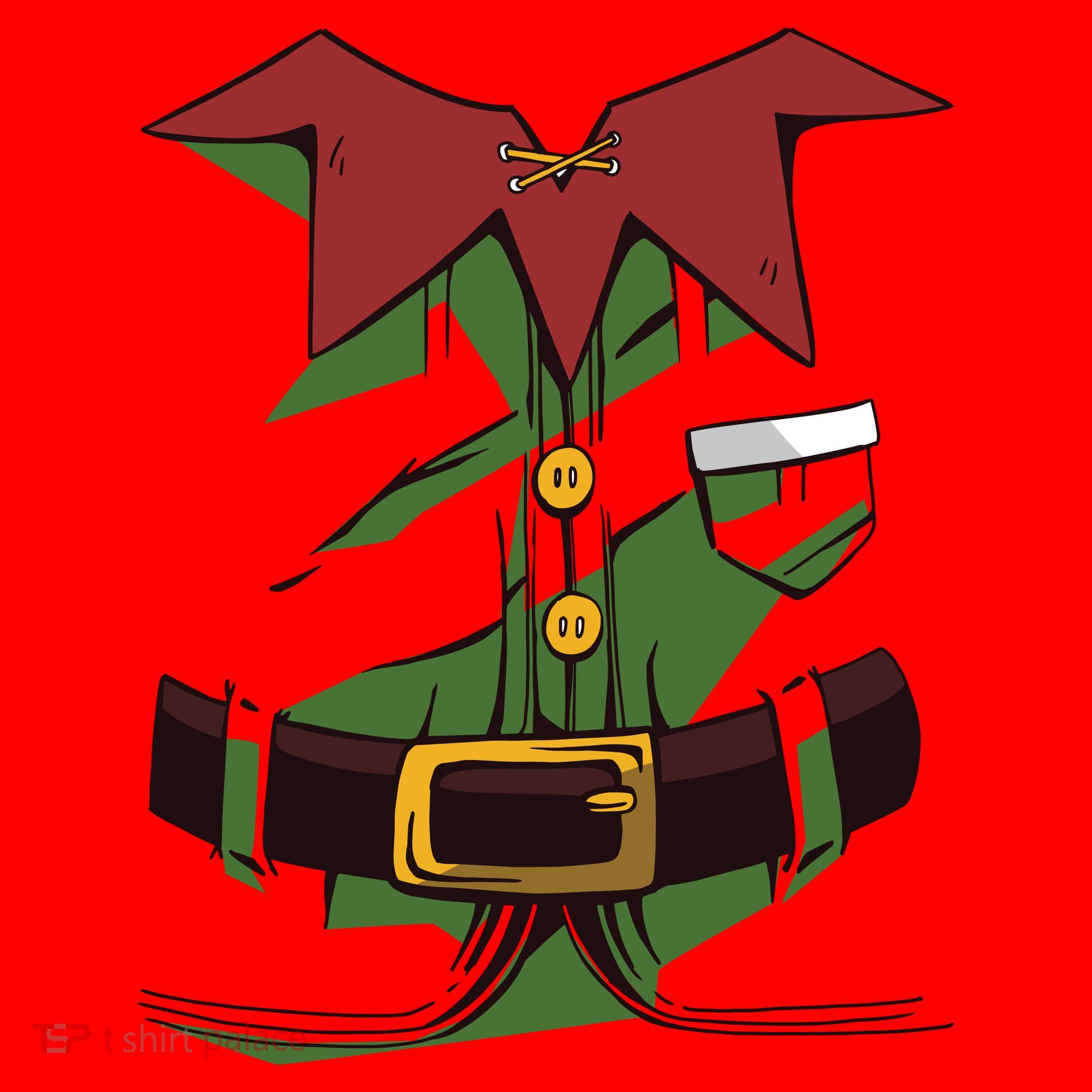Christmas Elf Costume Funny Santa Hat