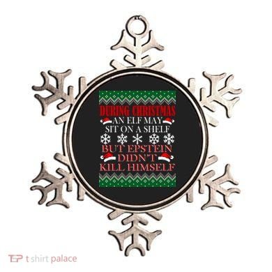 Christmas Elf May Sit On A Shelf But Epstein Didn't Kill Himself Ornament