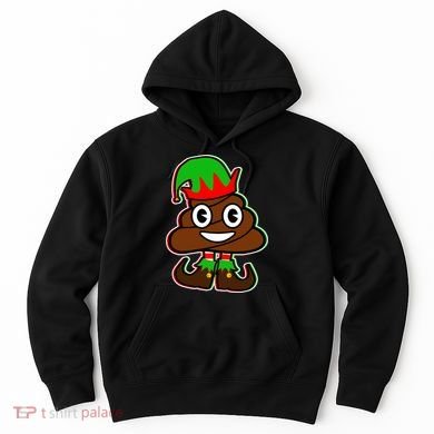 Christmas Elf Poop Emoji Hoodie