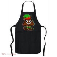 Christmas Elf Poop Emoji Apron thumb 0