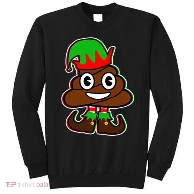 Christmas Elf Poop Emoji Sweatshirt