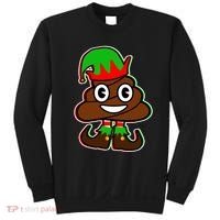 Christmas Elf Poop Emoji Sweatshirt thumb 0