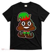 Christmas Elf Poop Emoji T-Shirt thumb 0