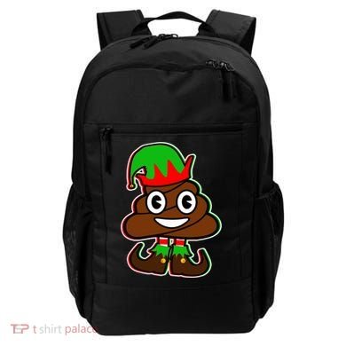 Christmas Elf Poop Emoji Backpack