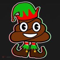 Christmas Elf Poop Emoji Backpack thumb 2