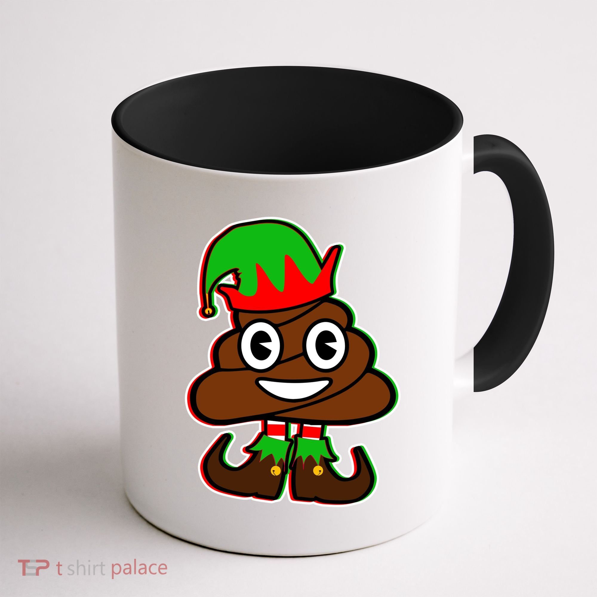 Christmas Elf Poop Emoji Coffee Mug