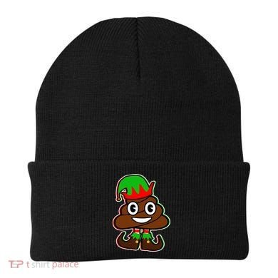 Christmas Elf Poop Emoji Beanie