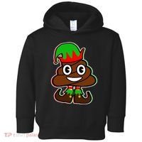 Christmas Elf Poop Emoji Toddler Hoodie thumb 0