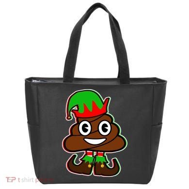 Christmas Elf Poop Emoji Tote Bag