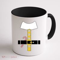 Christmas Elf Suit Candy Cane Costume Coffee Mug thumb 1