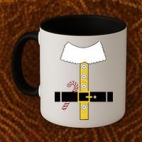 Christmas Elf Suit Candy Cane Costume Coffee Mug thumb 2
