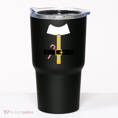 Christmas Elf Suit Candy Cane Costume Tumbler