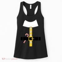 Christmas Elf Suit Candy Cane Costume Women's Tank Top thumb 0