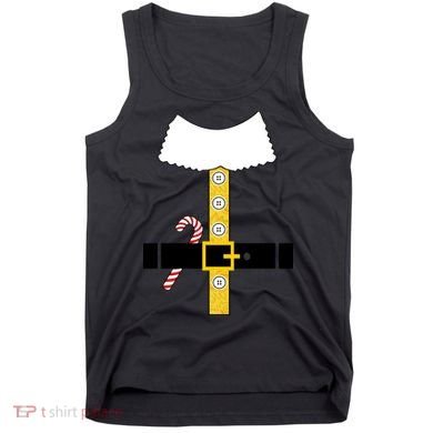 Christmas Elf Suit Candy Cane Costume Tank Top