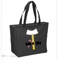 Christmas Elf Suit Candy Cane Costume Tote Bag thumb 2