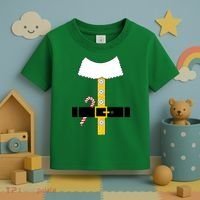 Christmas Elf Suit Candy Cane Costume Toddler T-Shirt thumb 3
