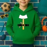 Christmas Elf Suit Candy Cane Costume Kids Hoodie thumb 2
