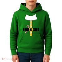 Christmas Elf Suit Candy Cane Costume Kids Hoodie thumb 4