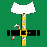 Christmas Elf Suit Candy Cane Costume Kids Hoodie thumb 5